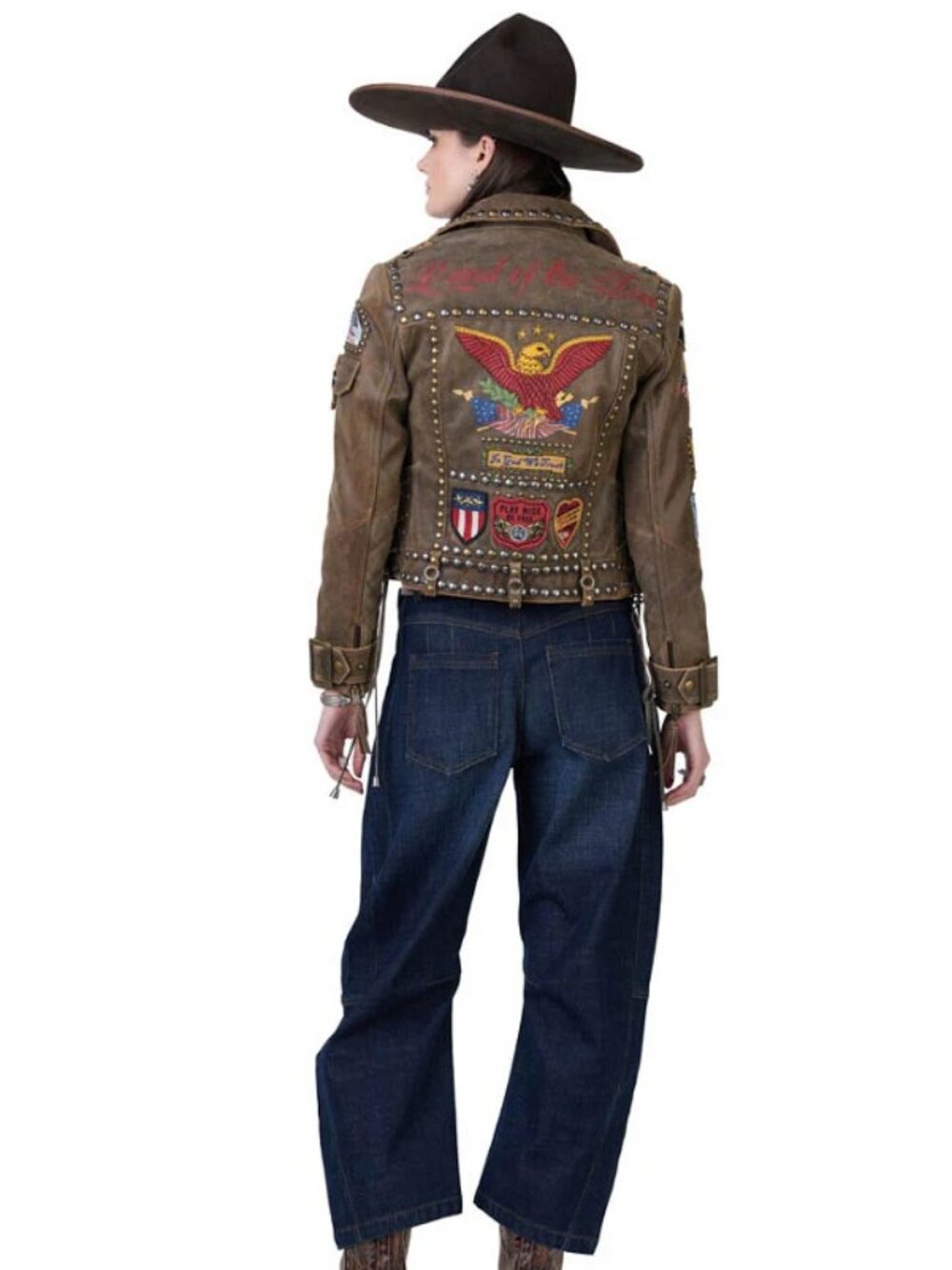 DOUBLE D RANCH Jacket, Land of the Free $1,195.00 SPREAD YOUR WINGS IN STATEMENT - Picture 5 of 16
